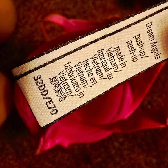 Victoria's Secret pink lace dream angels push up bra 32DD - Picture 4 of 4